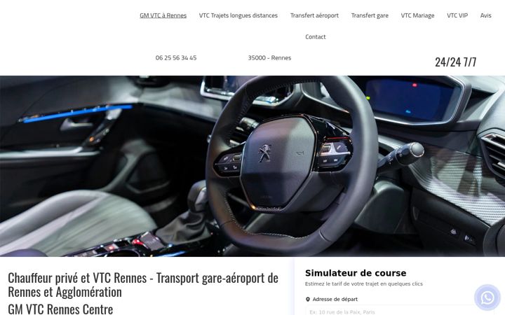 Screenshot of gmvtc.fr