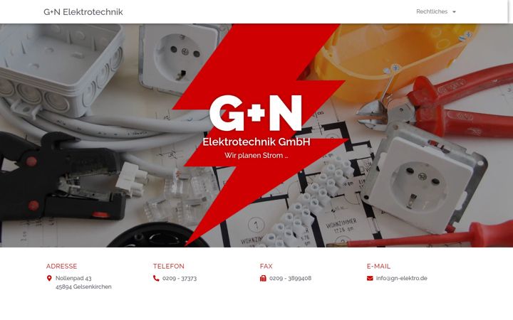 Screenshot of gn-elektro.de