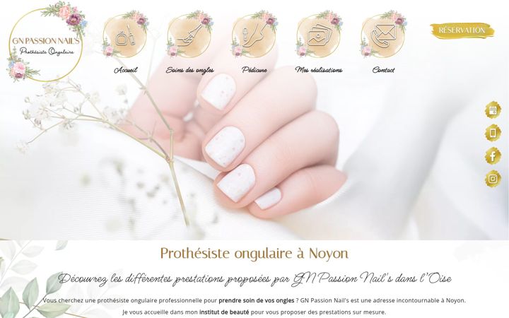 Screenshot of gn-passion-nails.fr