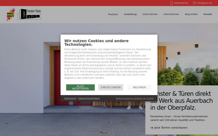 Screenshot of gnan.de