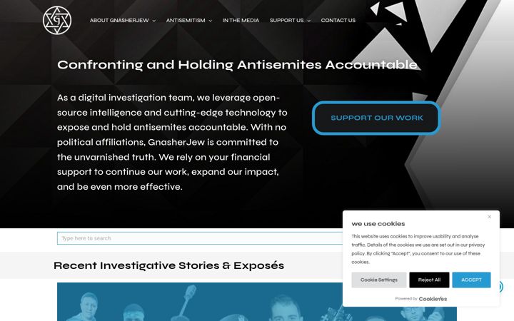 Screenshot of gnasherjew.com