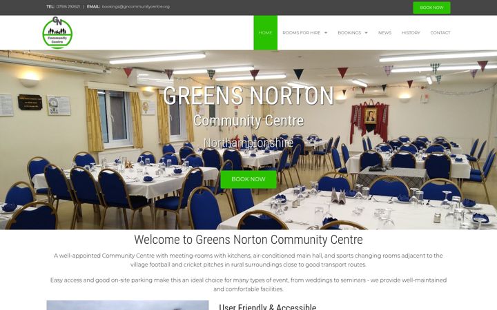Screenshot of gncommunitycentre.org