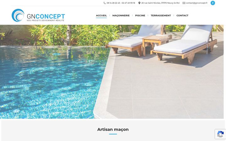 Screenshot of gnconcept.fr