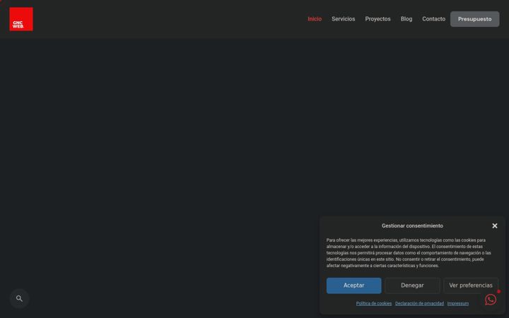 Screenshot of gncweb.es
