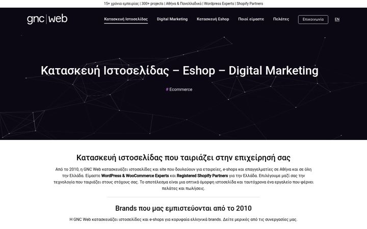 Screenshot of gncweb.gr