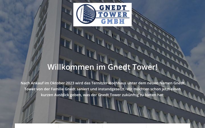 Screenshot of gnedttower.at