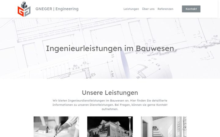 Screenshot of gneger-engineering.de