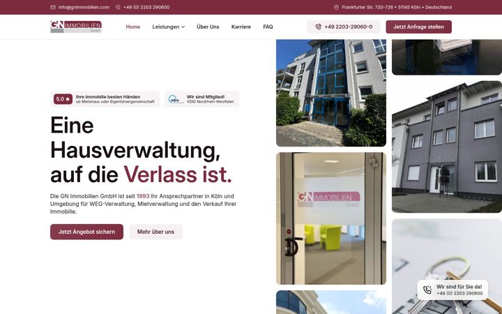 Screenshot von gnimmobilien.com