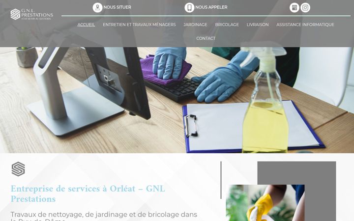 Screenshot of gnlprestations.fr