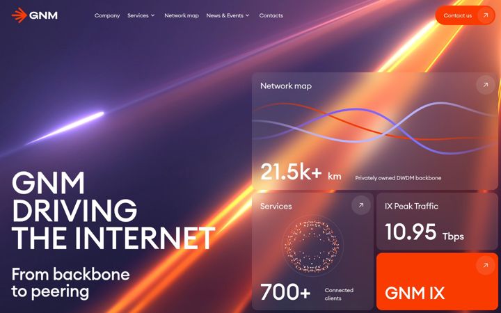 Screenshot of gnm.net
