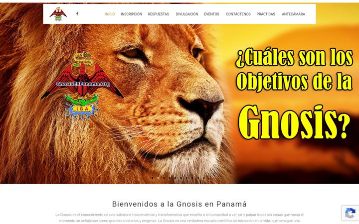 Screenshot of gnosisenpanama.org