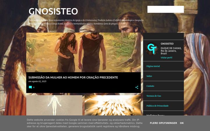 Screenshot of gnosisteo.com.br