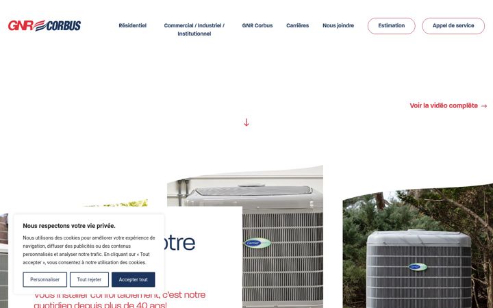 Screenshot of gnrcorbus.com