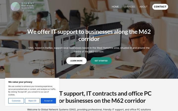 Screenshot of gns-ltd.com