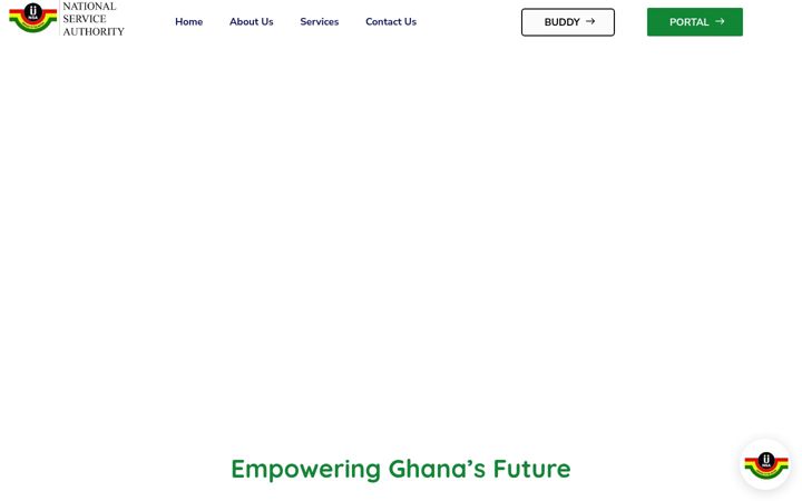 Screenshot of gnsa.gov.gh