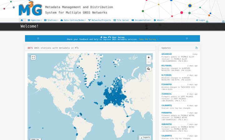 Screenshot of gnss-metadata.eu