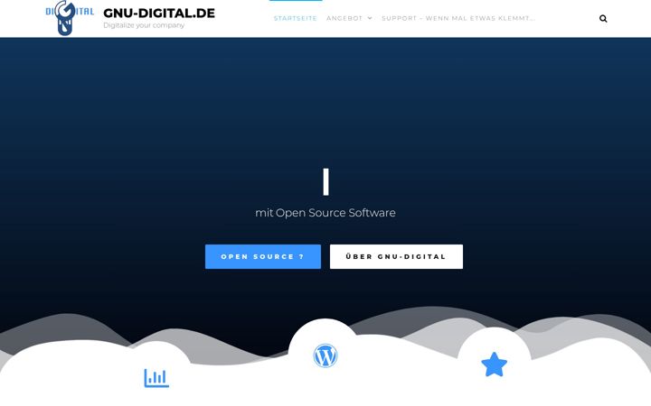Screenshot of gnu-digital.de
