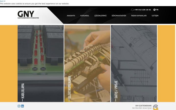 Screenshot of gny.com.tr