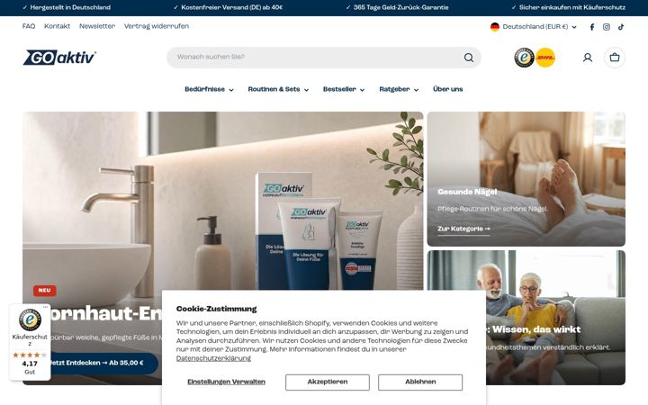 Screenshot of go-aktiv.de