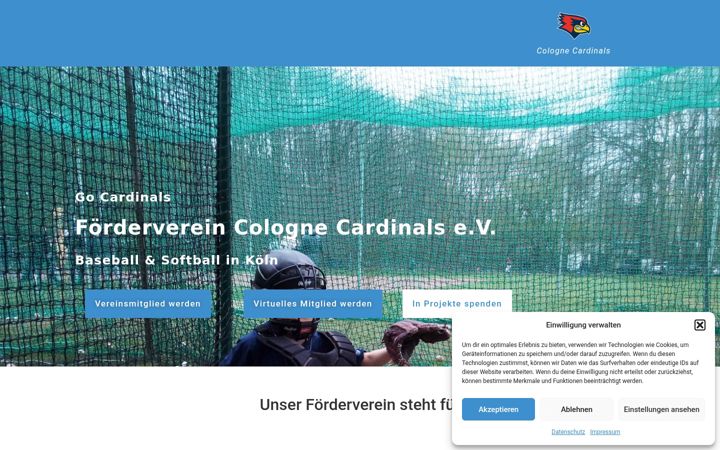 Screenshot of go-cardinals.de