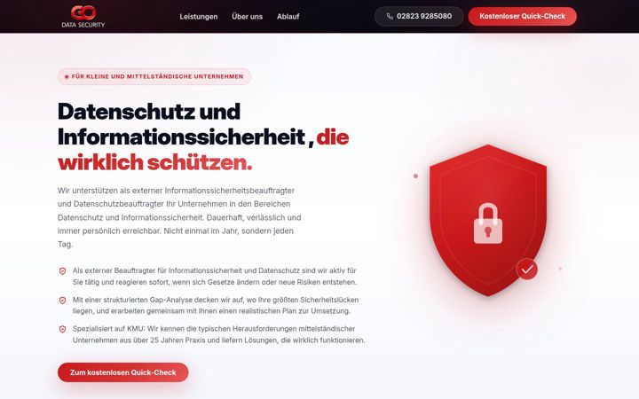 Screenshot of go-datasecurity.de