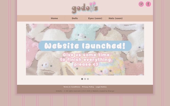Screenshot of go-dolls.com