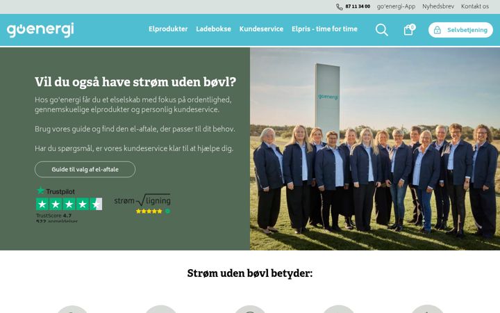 Screenshot of go-energi.dk