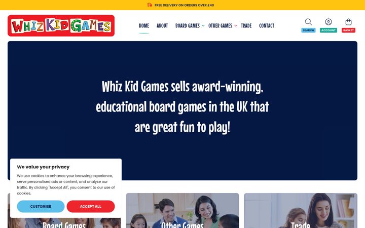 Screenshot of go-genius.co.uk