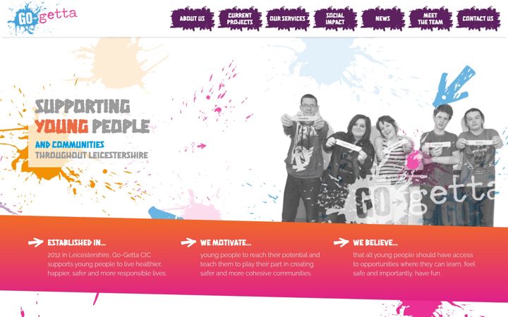 Screenshot of go-getta.org.uk