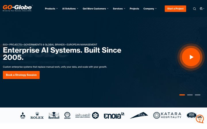 Screenshot of go-globe.com