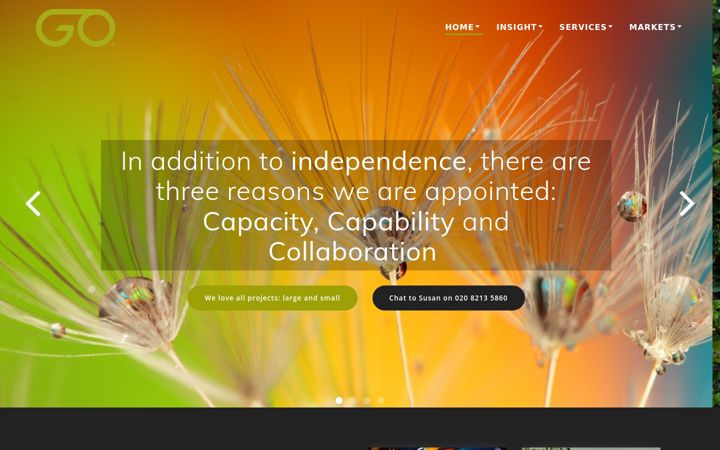Screenshot of go-group.co.uk