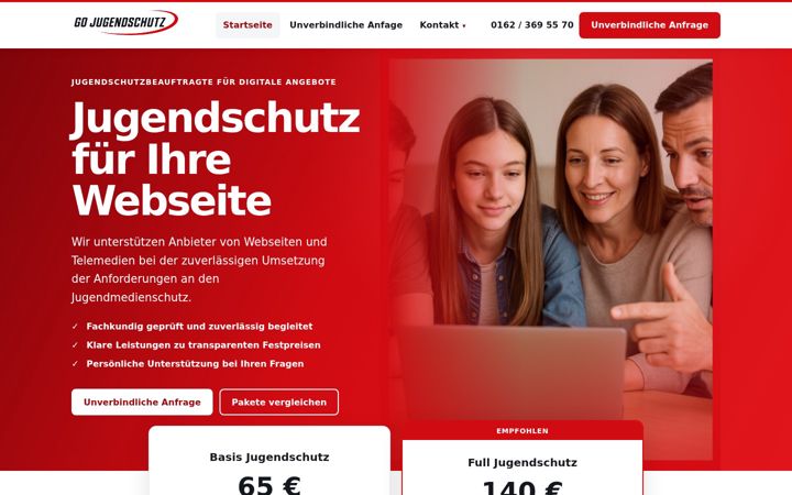 Screenshot of go-jugendschutz.de