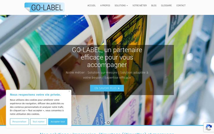 Screenshot of go-label.fr