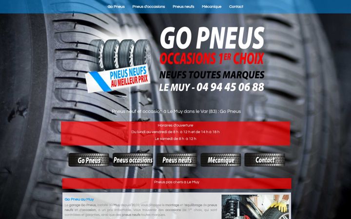 Screenshot of go-pneus-occasion.fr