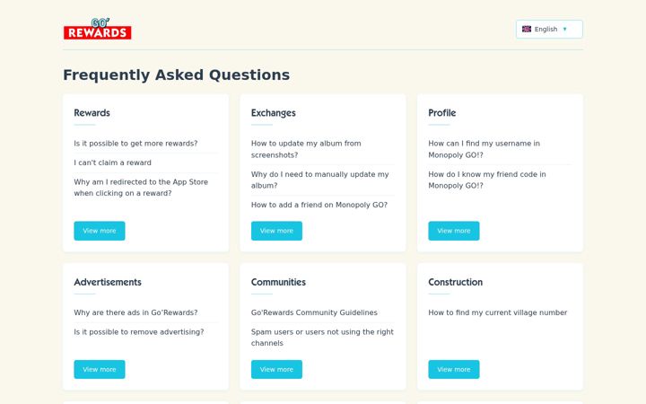Screenshot of go-rewards.app