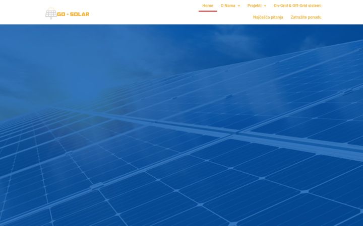 Screenshot of go-solar.hr
