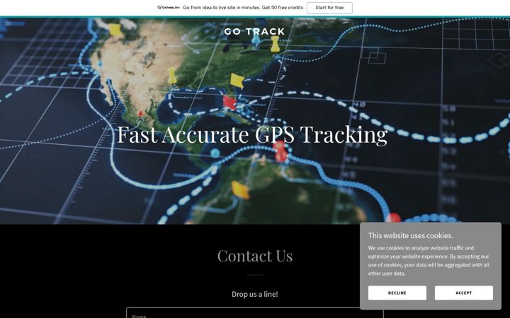 Screenshot of go-track.online