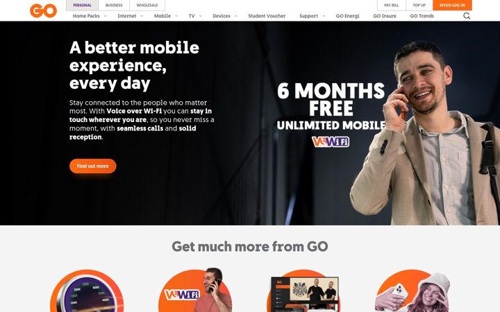 Screenshot of go.com.mt