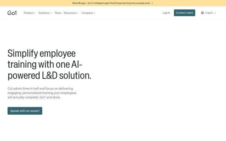 Screenshot of go1.com