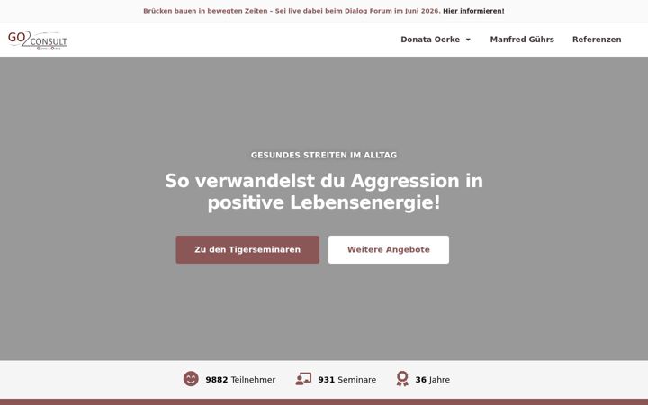 Screenshot van go2consult.de