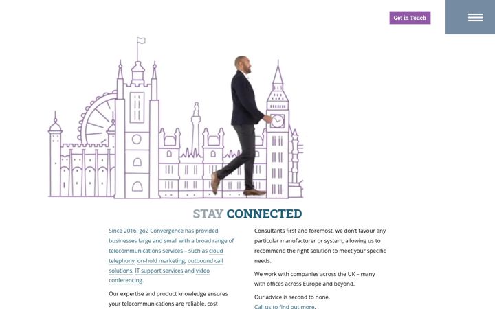 Screenshot of go2convergence.co.uk