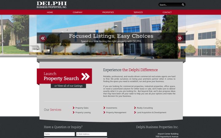 Screenshot of go2delphi.com