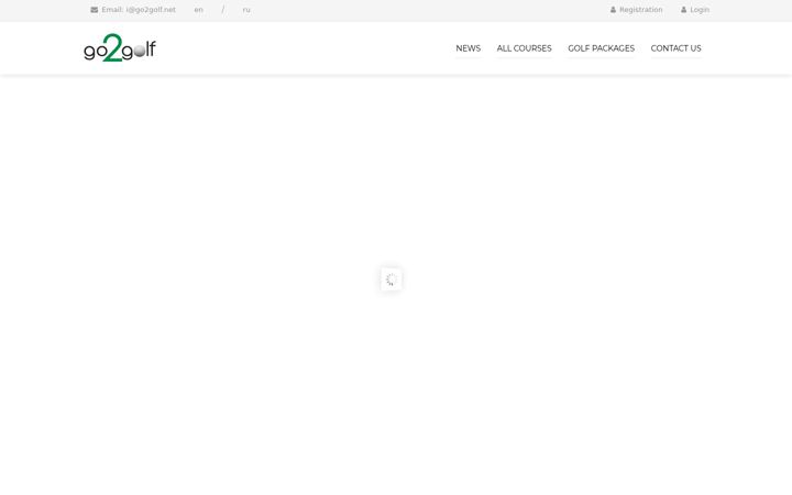 Screenshot of go2golf.net