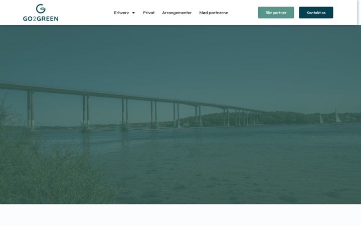 Skjámynd af go2green.dk