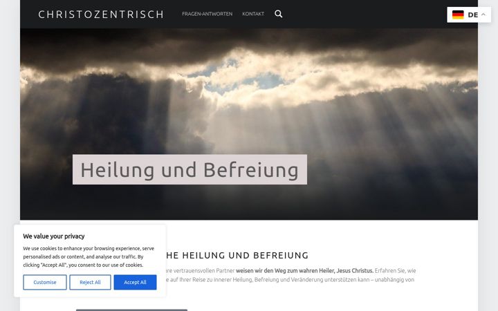 Screenshot of go2healer.net
