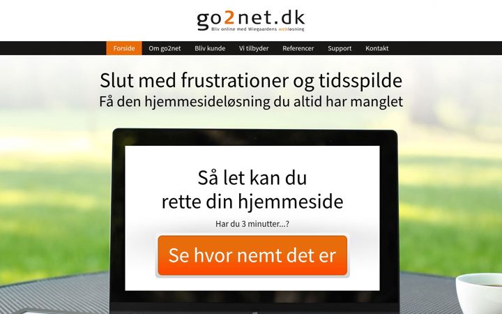 Screenshot of go2net.dk