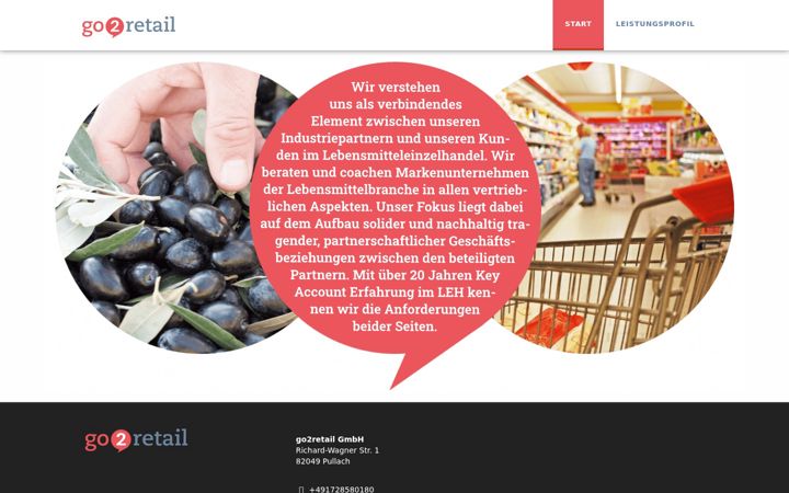 Screenshot of go2retail.de