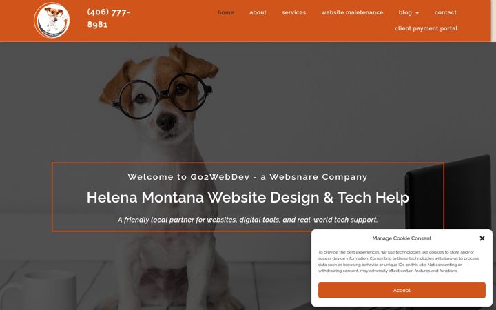 Screenshot of go2webdev.com