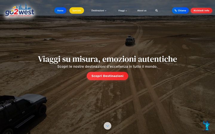 Screenshot of go2west.org