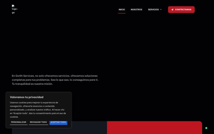 Screenshot of go4itservices.es